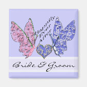 Botervliegbride en bruinkoolbride magneet (Voorkant)