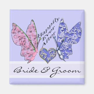 Botervliegbride en bruinkoolbride magneet