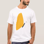 Botervliegchroom geel t-shirt (Voorkant)