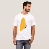 Botervliegchroom geel t-shirt (Voorkant volledig)