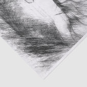 Botervliegdromen in houtskool tissuepapier (Detail)