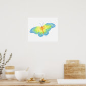 Botervliegdruk Poster (Keuken)