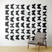 Botervliegen Bosbouw Wandkleed (In Situ (horizontaal))