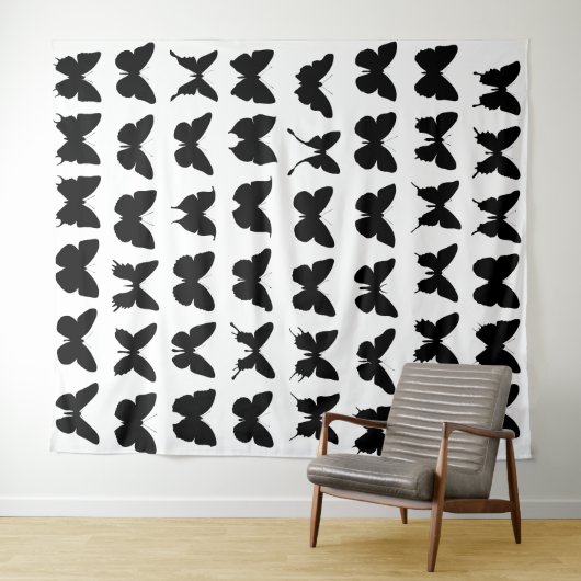 Botervliegen Bosbouw Wandkleed (In Situ (horizontaal))