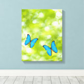 Botervliegen Canvas Afdruk (Insitu (Houten vloer))