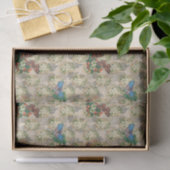 Botervliegen en aardbeien tissuepapier (Geschenk)