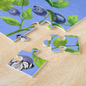 Botervliegen en Blauwe bosbessen Legpuzzel (Zijkant)