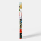 Botervliegen en bloemen Case-Mate iPhone case (Achterkant / Links)