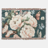 Botervliegen en bloemen deken (Voorkant)