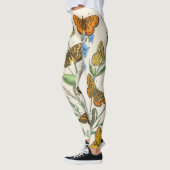 Botervliegen en bloemen  Illustratie 1 Leggings (Links)