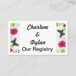 Botervliegen en bloemen in het mozaïekregister informatiekaartje