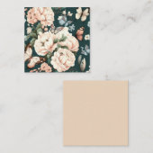 Botervliegen en bloemen informatiekaartje (Voorkant / Achterkant)