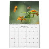 Botervliegen en bloemen kalender (Mar 2027)
