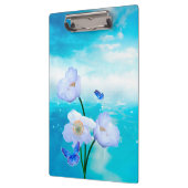 Botervliegen en bloemen klembord (Links)