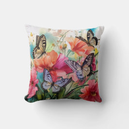 Botervliegen en bloemen kussen