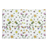 Botervliegen en bloemen kussensloop (Achterkant-Links)