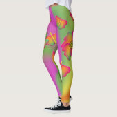 Botervliegen en bloemen leggings (Links)