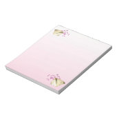 Botervliegen en bloemen notitieblok (Linkerzijde)