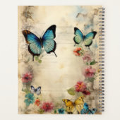 Botervliegen en bloemen planner (Achterkant)