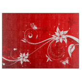 Botervliegen en bloemen snijplank (Voorkant)