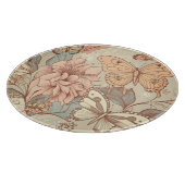 Botervliegen en bloemen snijplank (Hoek)