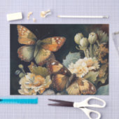 Botervliegen en bloemen tissuepapier (Craft)