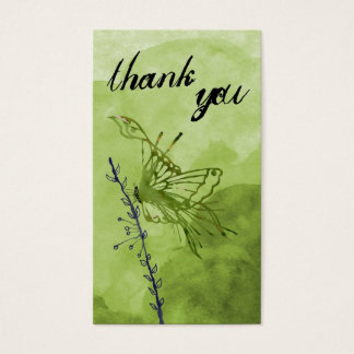 Botervliegen en bloemen visitekaartjes