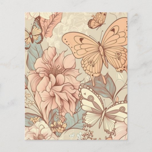 Botervliegen en bloespastel (Voorkant)