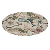 Botervliegen en bloespastel snijplank (Hoek)