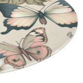 Botervliegen en bloespastel snijplank (Hoek)