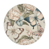 Botervliegen en bloespastel snijplank (Voorkant)