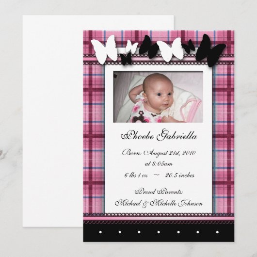 Botervliegen en koninklijke aankondigingen (Voorkant / Achterkant)