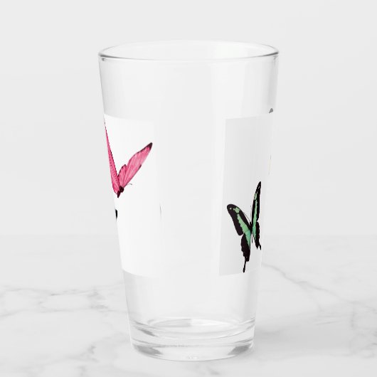 Botervliegen Glass Cup Glas (Links)