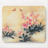 Botervliegen in de lente muismat (Voorkant)