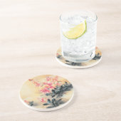 Botervliegen in Onderzetter van de lente (Zijkant)