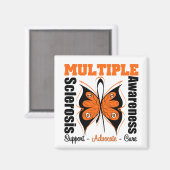 Botervliegen met multipele sclerose magneet (Voorkant / Achterkant)