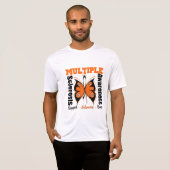 Botervliegen met multipele sclerose t-shirt (Voorkant volledig)