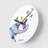 Botervliegen oogreuzel en vogel ronde klok (Hoek)