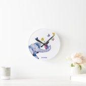 Botervliegen oogreuzel en vogel ronde klok (Huis)