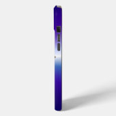 Botervliegen op paarse regenboog Case-Mate iPhone case (Achterkant / Links)