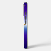 Botervliegen op paarse regenboog Case-Mate iPhone case (Achterkant / Links)