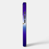 Botervliegen op paarse regenboog Case-Mate iPhone case (Achterkant / Links)