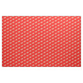 Botervliegen op rood stof (Fat Quarter)