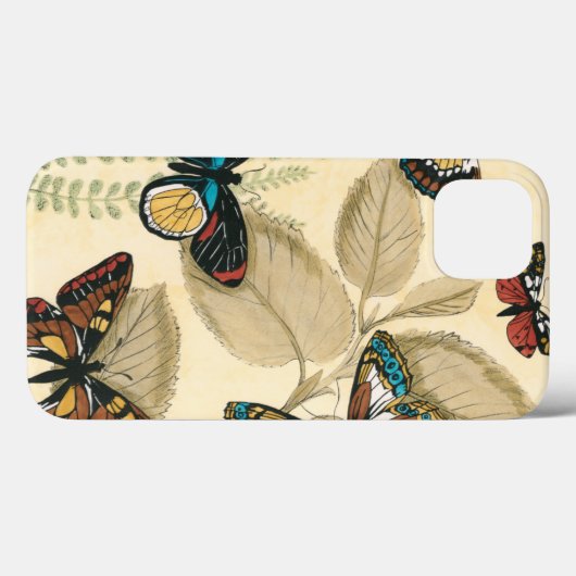 Botervliegen over bladeren Case-Mate iPhone case (Achterkant (horizontaal))