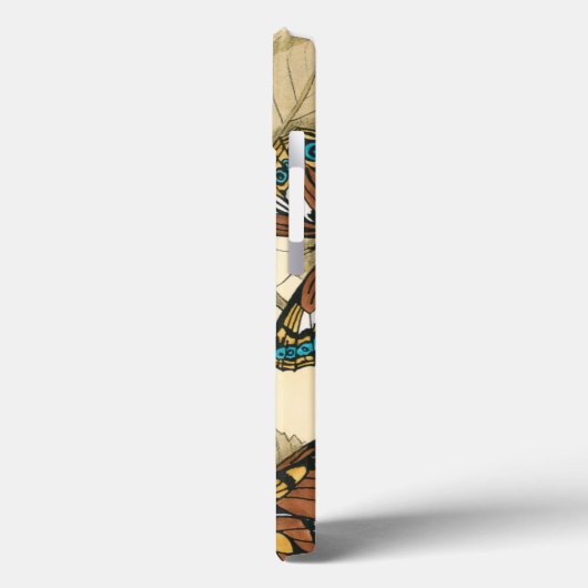 Botervliegen over bladeren Case-Mate iPhone case (Achterkant / Links)