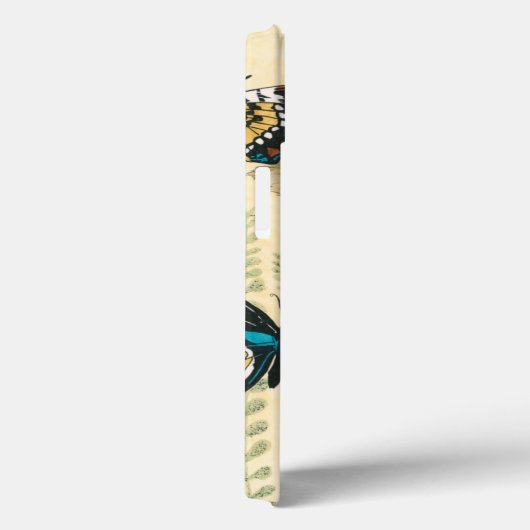 Botervliegen over bladeren Case-Mate iPhone case (Achterkant / Rechts)