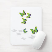 Botervliegen tijdens de vlucht muismat (Met muis)