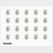 Botervliegen van de zomer vierkante sticker (Vel)