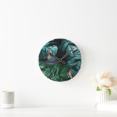 Botervliegen van Paradise/Tropische Turquoise Spla Ronde Klok (Huis)