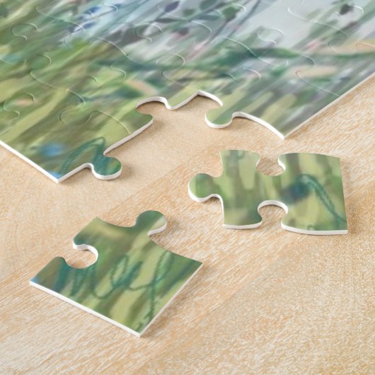 Botervliegen vliegen in Natuur Jigzaag Puzzle Spri Legpuzzel (Zijkant)